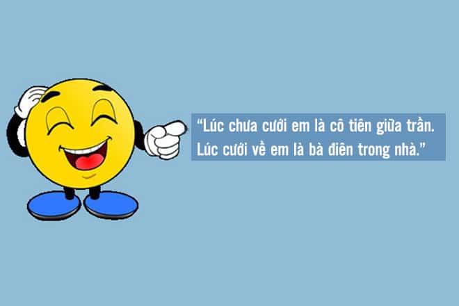 câu nói hài hước về vợ chồng